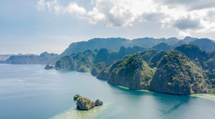 Coron, Island hopping in the beautiful lakes and lagoons and Black Island