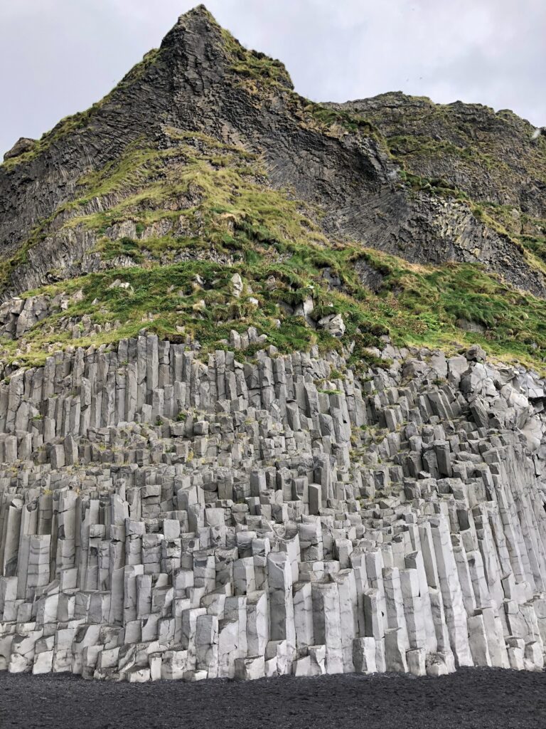 Reynisfjara beach - Massive lava basalt columns