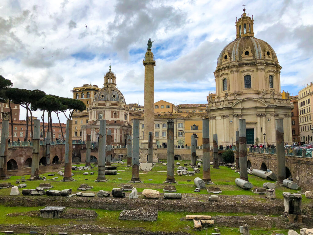Roman Forum is now an historic site with ruins